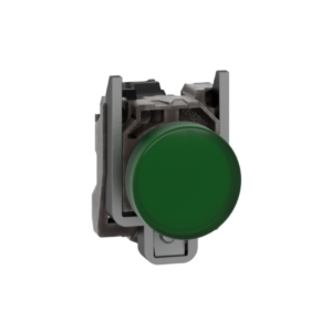 Luz piloto metal verde 22mm con LED integrado 24V AC DC - XB4BVB3 Schneider